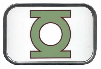 Green Lantern Full Color Glossy buckle